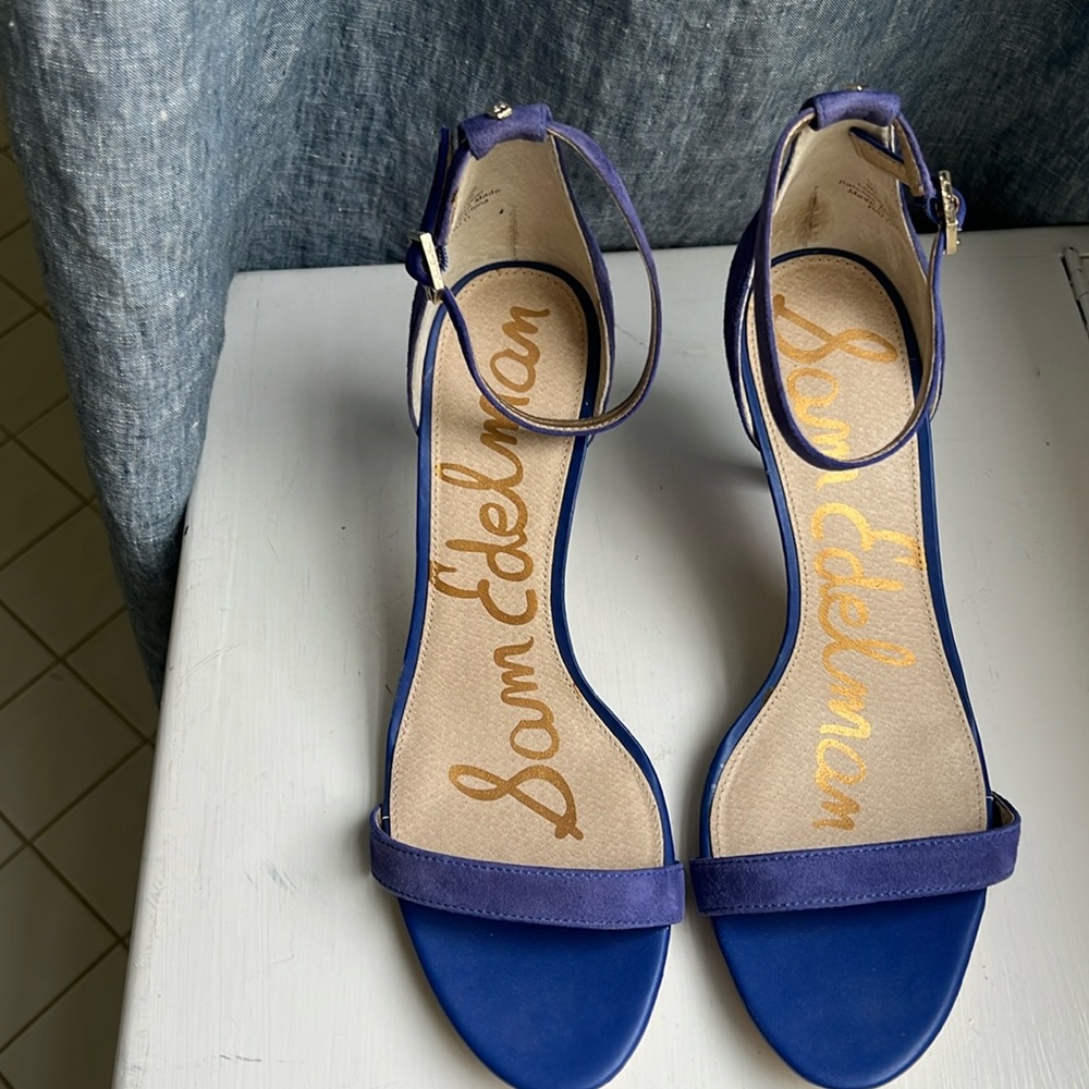 Sam Edelman strapped blue sandals